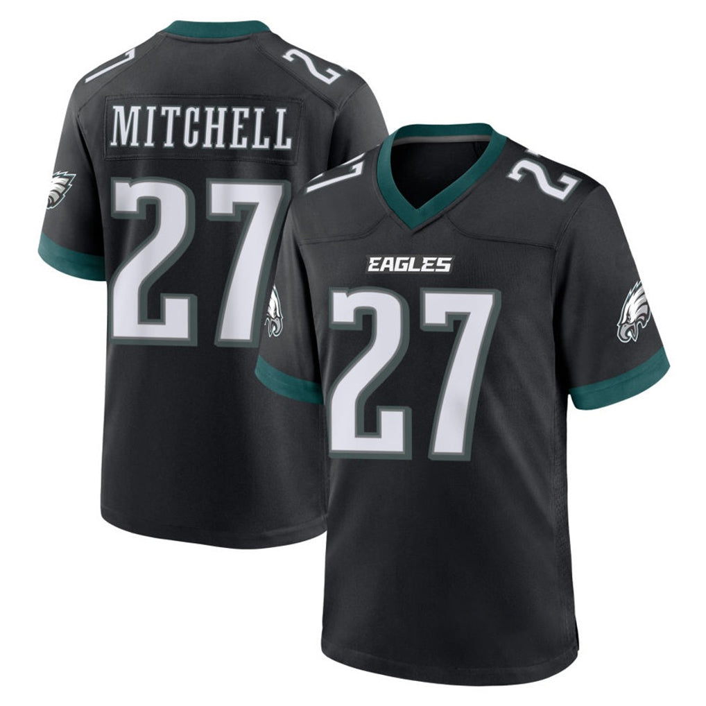 P.Eagles #27 Quinyon Mitchell Player Black Game Home Ldoa Stitched Jerseys