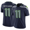 S.Seahawks #11 Jaxon Smith-Njigba Player Navy Limited Vapor F.U.S.E. Home Game Ldoa Stitched Jerseys