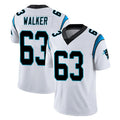 C.Panthers #63 Rasheed Walker Player White Vapor Untouchable Limited Game Ldoa Stitched Jerseys