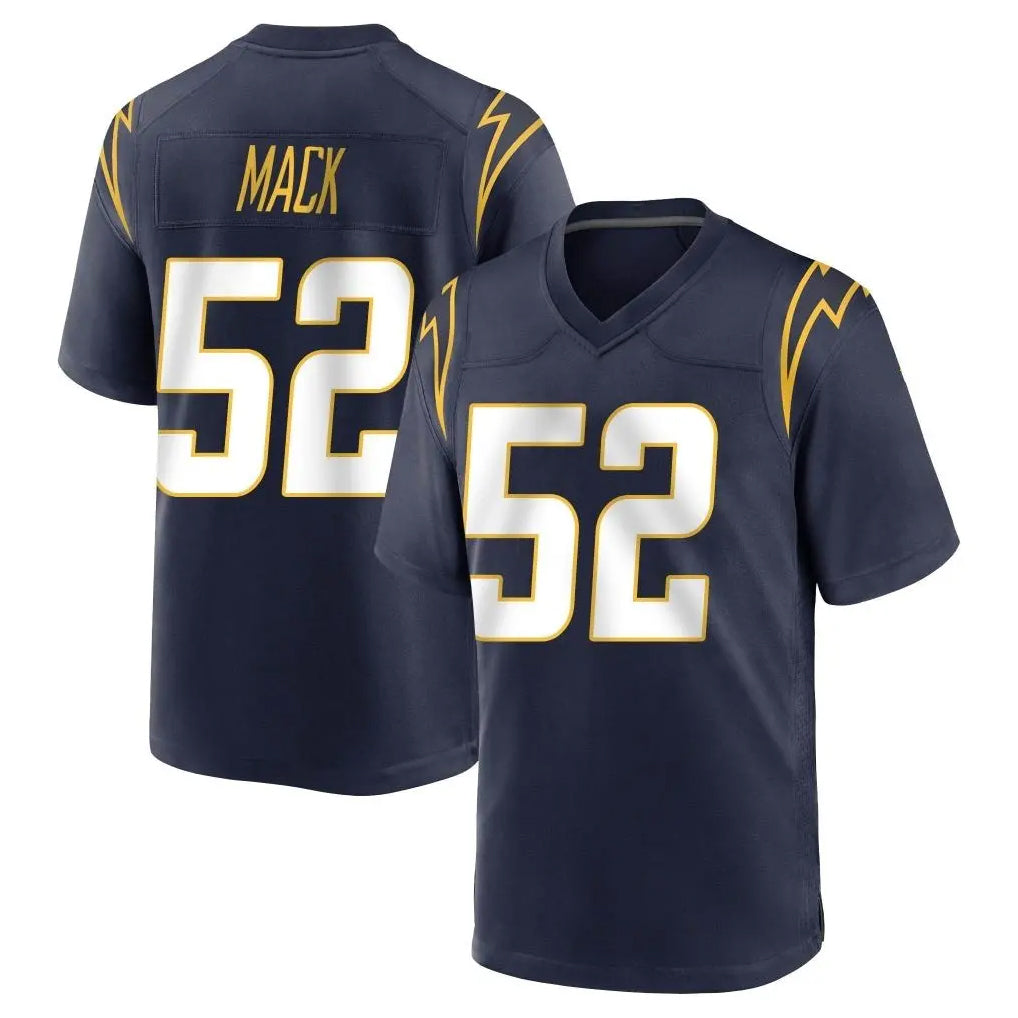 LA.Chargers #52 Khalil Mack Player Navy Home Game Ldoa Stitched Jerseys