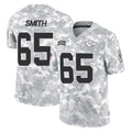 KC.Chiefs #65 Trey Smith Player Arctic Camo Salute To Service Limited Game Ldoa Stitched Jerseys