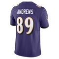 B.Ravens #89 Mark Andrews Player Purple Vapor F.U.S.E. Limited Ldoa Stitched Jerseys