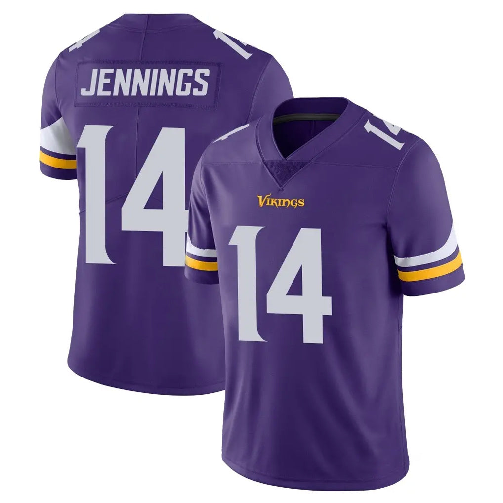 M.Vikings #14 Jauan Jennings Player Purple Limited Vapor Untouchable Home Game Ldoa Stitched Jerseys