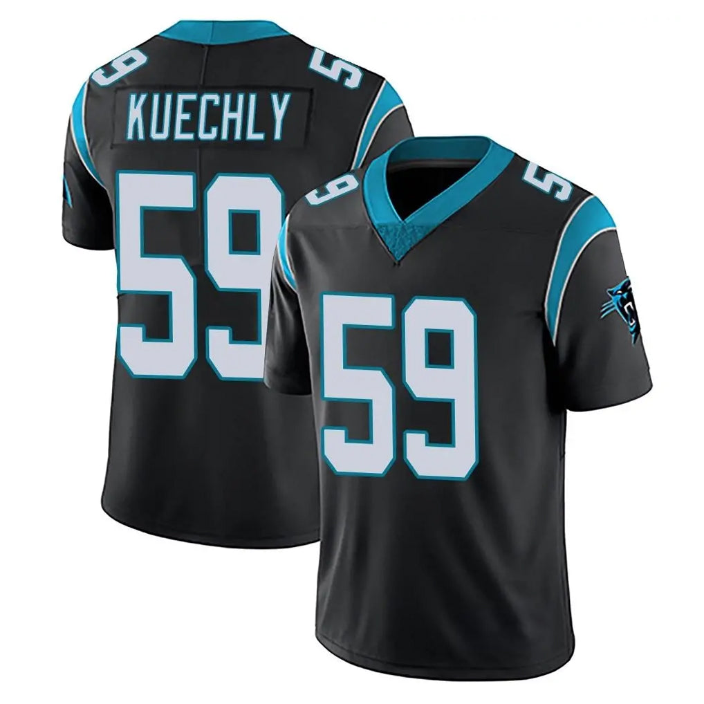 C.Panthers #59 Luke Kuechly Player Black Vapor Untouchable Limited Game Ldoa Stitched Jerseys