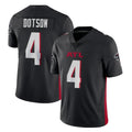 A.Falcons #4 Jahan Dotson Player Black Vapor Untouchable Limited Home Game Ldoa Stitched Jerseys