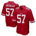 SF.49ers #57 Dre Greenlaw Player Red Home Game Ldoa Stitched Jerseys