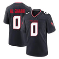 H.Texans #0 Azeez Al-Shaair Player Navy Team Home Game Ldoa Stitched Jerseys