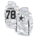 D.Cowboys #78 Terence Steele Player Arctic Camo Salute to Service Hoodies Limited Game Kdoa Stitched Jerseys