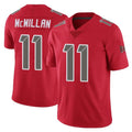 TB.Buccaneers #11 Jalen McMillan Player Red Limited Color Rush Home Game Ldoa Stitched Jerseys