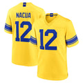 LA.Rams #12 Puka Nacua Player Gold Classic Sol Home Game Ldoa Stitched Jerseys