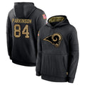 LA.Rams #84 Colby Parkinson Player Black Salute to Service Hoodies Limited Game Ldoa Stitched Jerseys
