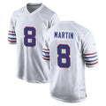 B.Bills #8 Terrel Bernard Player White Alternate Game Xdoa Stitched Jerseys
