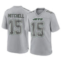 NY.Jets #15 Adonai Mitchell Player Gray Limited Atmosphere Fashion Home Game Ldoa Stitched Jerseys