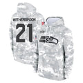 S.Seahawks #21 Devon Witherspoon Player Arctic Camo Limited Salute to Service Pullover Hoodies Game Ldoa Stitched Jerseys