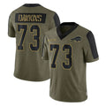 B.Bills #73 Dion Dawkins Player Olive Salute To Service Limited Home Ldoa Stitched Jerseys