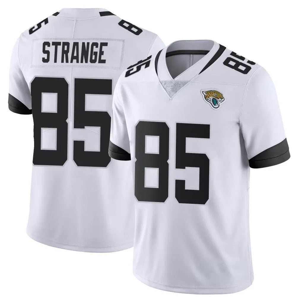 J.Jaguars #85 Brenton Strange Player White Vapor Untouchable Limited Home Game Ldoa Stitched Jerseys