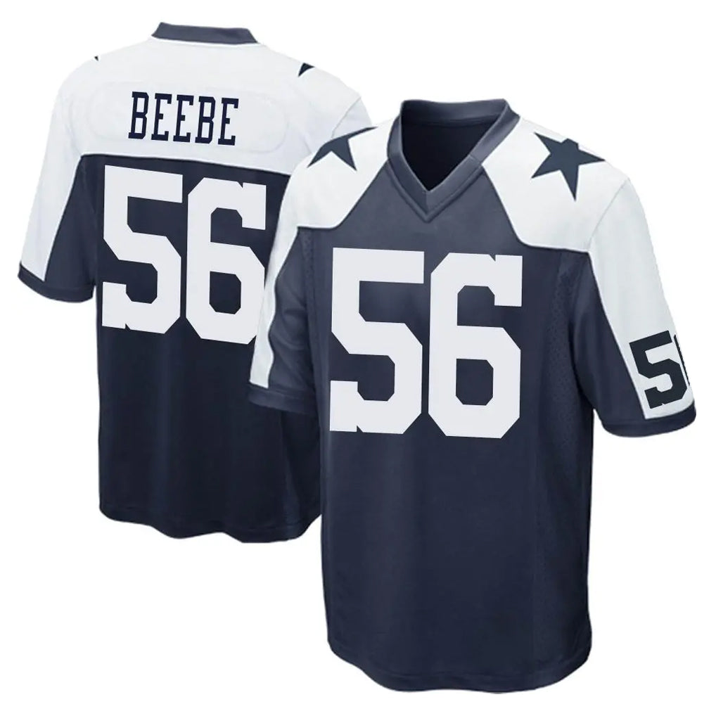 D.Cowboys #56 Cooper Beebe Player Navy-White Alternate Home Game Kdoa Stitched Jerseys