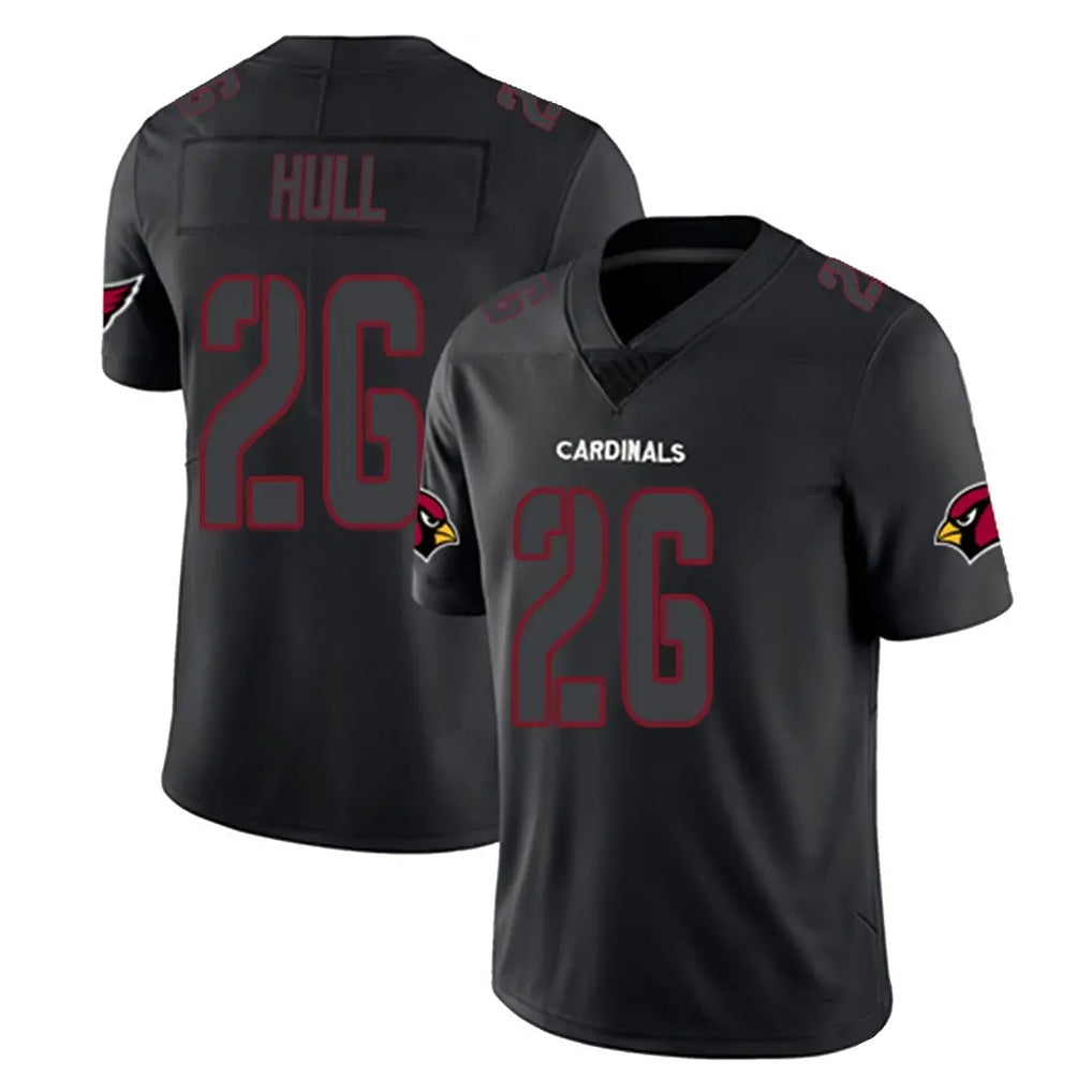 A.Cardinals #26 Evan Hull Player Black Impact Limited Home Game Stitched Jerseys