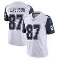 D.Cowboys #87 Jake Ferguson Player White-Navy Limited Color Rush Vapor Untouchable Home Game Ldoa Stitched Jerseys