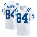 IN.Colts #84 Tyler Warren Player White Home Game Ldoa Stitched Jerseys