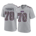 NY.Giants #78 Andrew Thomas Player Gray Atmosphere Fashion Limited Game Ldoa Stitched Jerseys