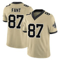 NO.Saints #87 Noah Fant Player Gold Limited Vapor F.U.S.E. Home Game Ldoa Stitched Jerseys