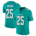 M.Dolphins #25 Tyrel Dodson Player Aqua Limited Vapor Untouchable Home Game Ldoa Stitched Jerseys