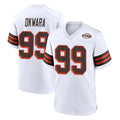 C.Browns #99 Julian Okwara Player White Alternate Home Game Ldoa Stitched Jerseys