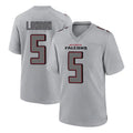 A.Falcons #5 Drake London Player Gray Fashion Home Game Ldoa Stitched Jerseys