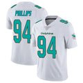 M.Dolphins #94 Jordan Phillips Player White Limited Vapor Untouchable Home Game Ldoa Stitched Jerseys