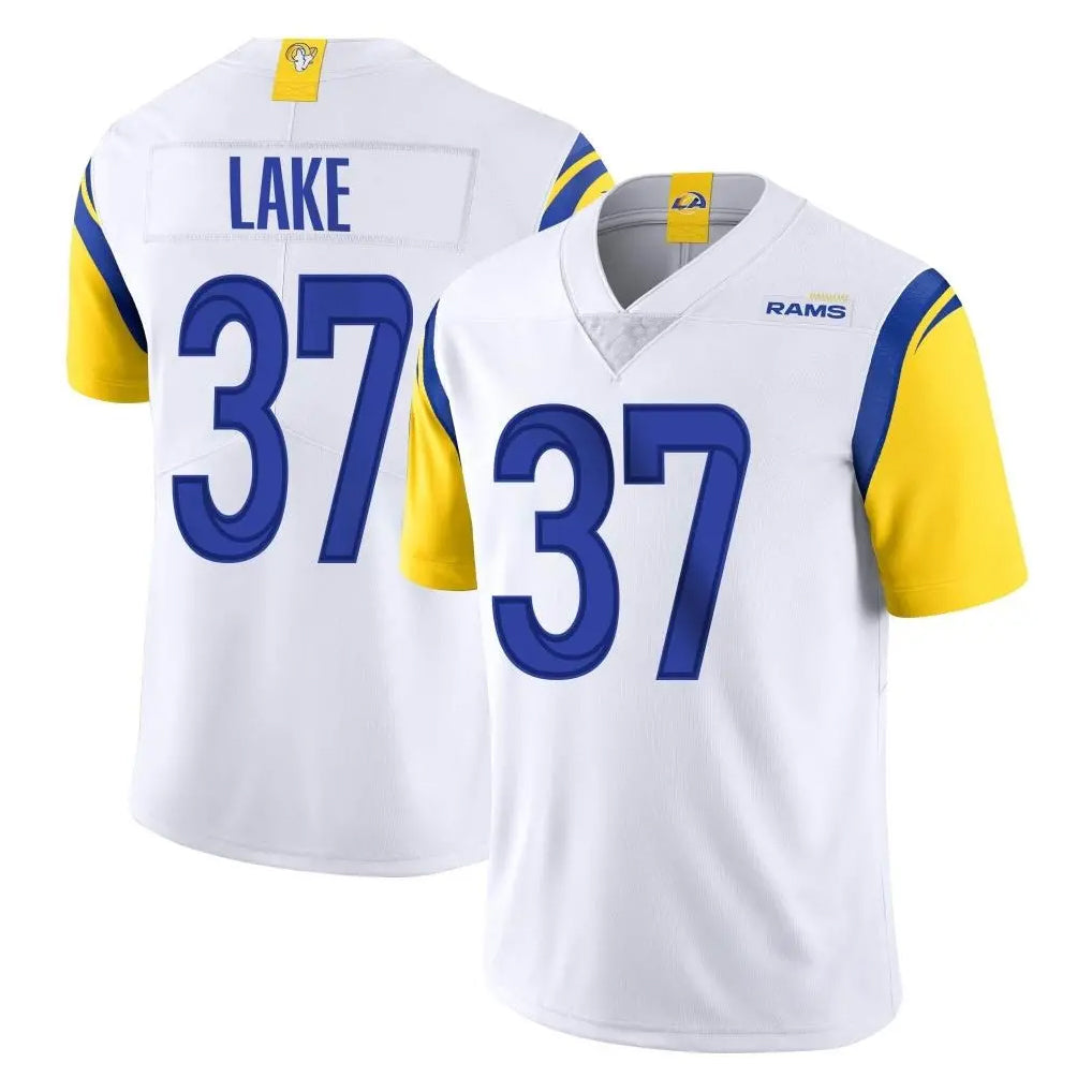 LA.Rams #37 Quentin Lake Player White Limited Vapor Untouchable Home Game Ldoa Stitched Jerseys