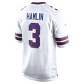 B.Bills #3 Damar Hamlin Player White Home Game Ldoa Stitched Jerseys