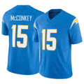 LA.Chargers #15 Ladd McConkey Player Blue Limited Vapor F.U.S.E. Home Game Ldoa Stitched Jerseys