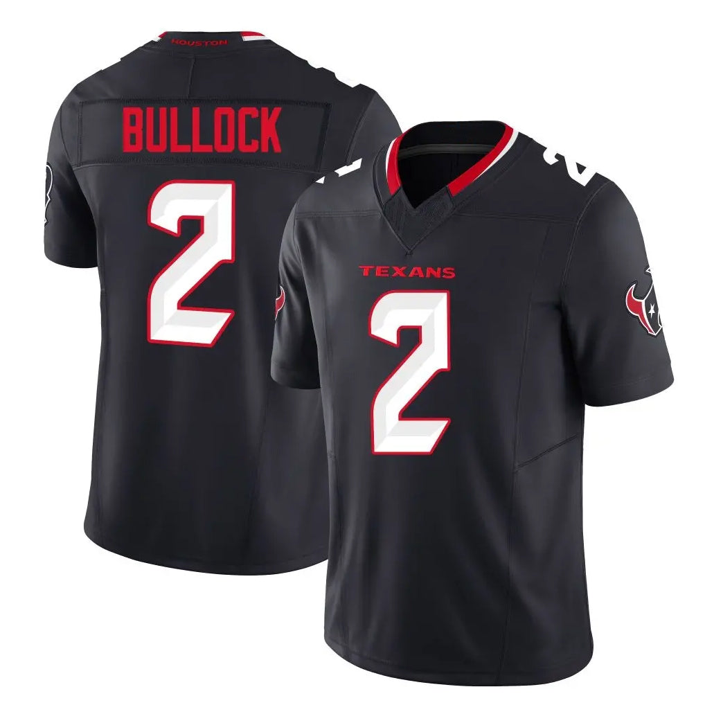 H.Texans #2 Calen Bullock Player Navy Limited Alternate Vapor F.U.S.E. Home Game Ldoa Stitched Jerseys