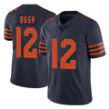 C.Bears #12 Devin Bush Player Navy Blue Alternate Vapor Untouchable Limited Ldoa Stitched Jerseys