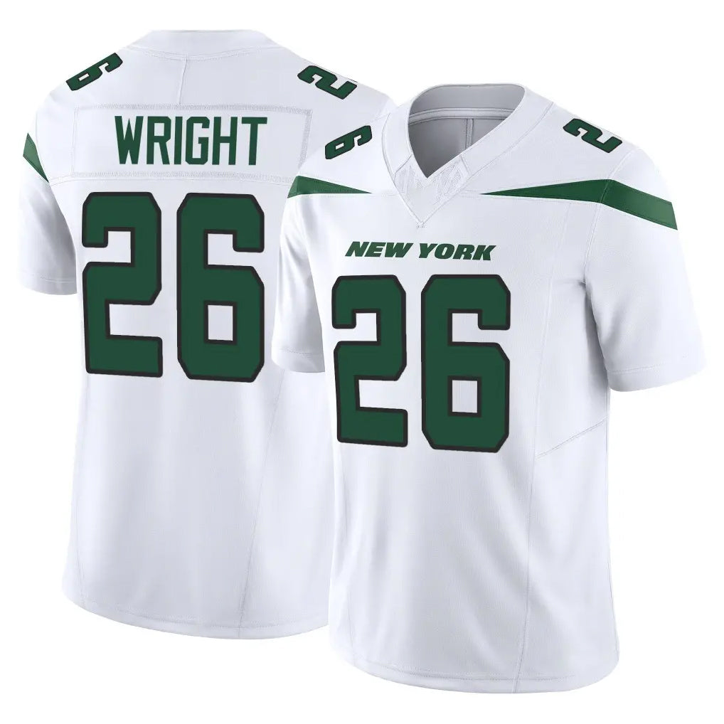 NY.Jets #26 Nahshon Wright Player White Limited Vapor F.U.S.E. Home Game Ldoa Stitched Jerseys