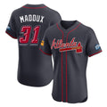 A.Braves #31 Greg Maddux Player Navy 2025 Speedway Classic Limited Elite Home Game Ldoa Stitched Jerseys
