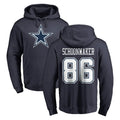 D.Cowboys #86 Luke Schoonmaker Player Navy Pullover Hoodies Limited Kdoa Stitched Jerseys