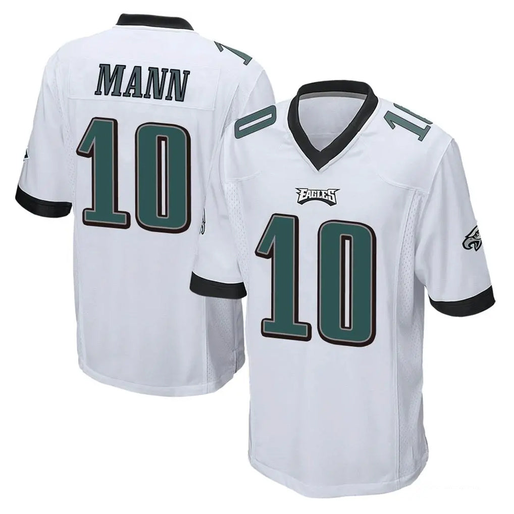 P.Eagles #10 Braden Mann Player White Home Game Ldoa Stitched Jerseys
