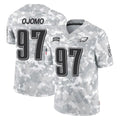 P.Eagles #97 Moro Ojomo Player Arctic Camo Salute to Service Limited Game Ldoa Stitched Jerseys