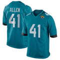 J.Jaguars #41 Josh Hines-Allen Player Teal Home Game Ldoa Stitched Jerseys
