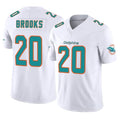 M.Dolphins #20 Jordyn Brooks Player White Limited Vapor F.U.S.E. Home Game Ldoa Stitched Jerseys