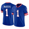 NY.Giants #1 Malik Nabers Player Royal Classic Vapor Home Game Ldoa Stitched Jerseys
