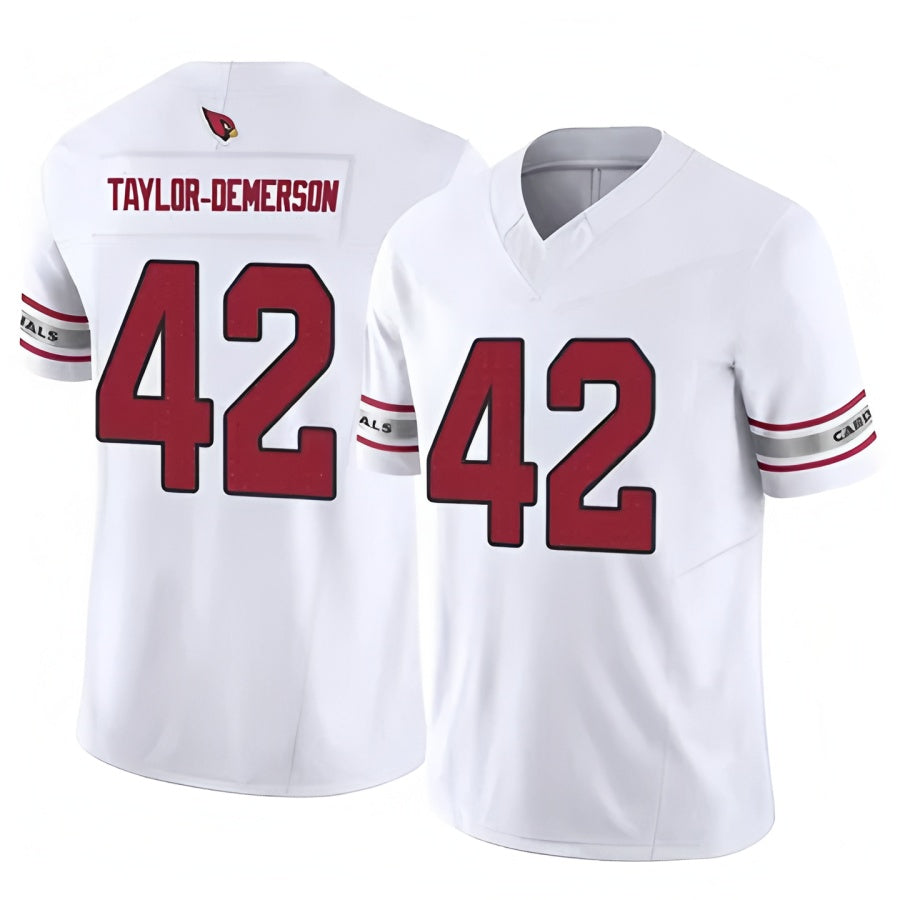 A.Cardinals #42 Dadrion Taylor-Demerson Player White Limited Ldoa Stitched Jerseys