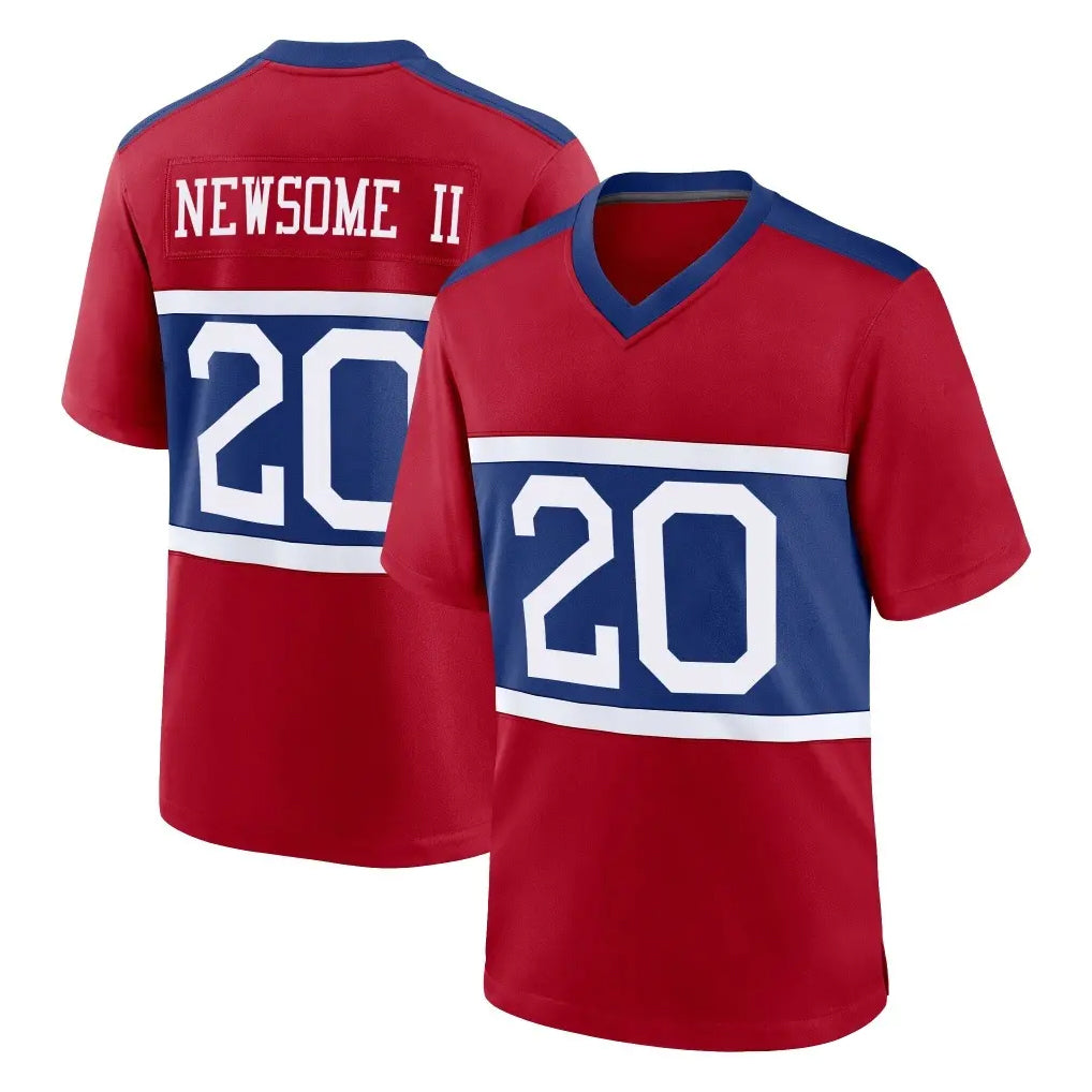 NY.Giants #20 Greg Newsome II Player Red Century Home Game Ldoa Stitched Jerseys