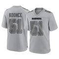 LV.Raiders #51 Malcolm Koonce Player Gray Atmosphere Fashion Limited Game Ldoa Stitched Jerseys