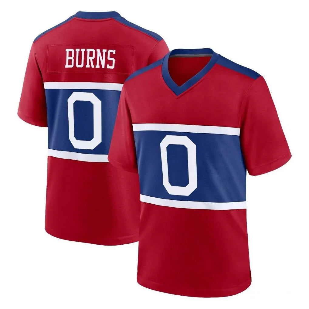NY.Giants #0 Brian Burns Player Red Century Home Game Ldoa Stitched Jerseys