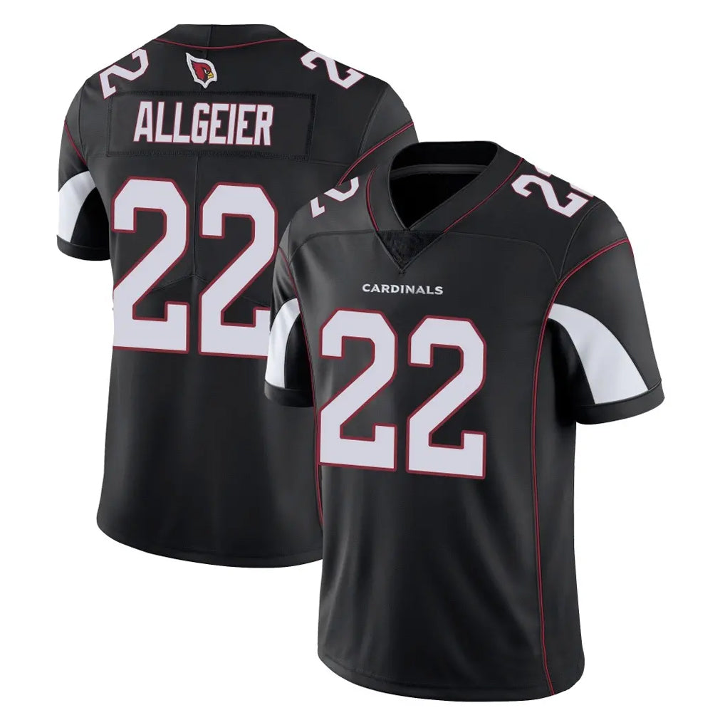A.Cardinals #22 Tyler Allgeier Player Black Vapor Limited Home Game Ldoa Stitched Jerseys