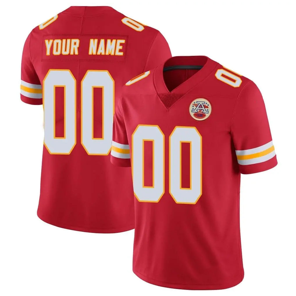 Custom KC.Chiefs Red Limited Vapor Untouchable Home Game Any Name & Numbers Ldoa Stitched Jerseys