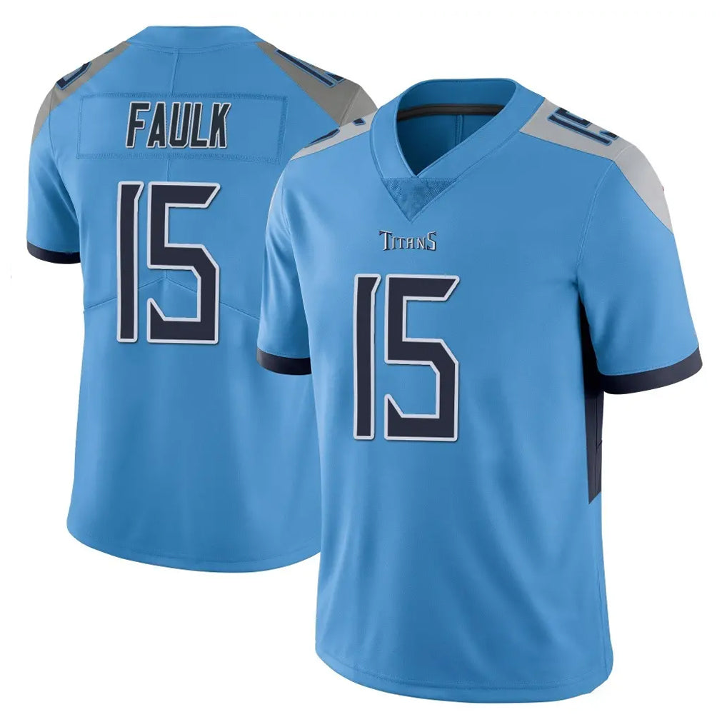 T.Titans #15 Keldric Faulk Player Light Blue Limited Vapor Untouchable Home Game Ldoa Stitched Jerseys
